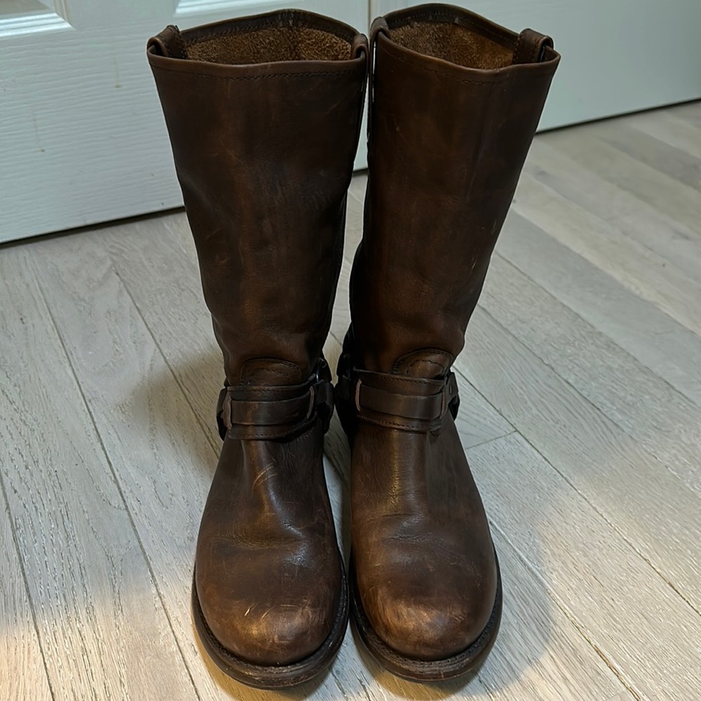 Gently Worn Frye Leather Boots